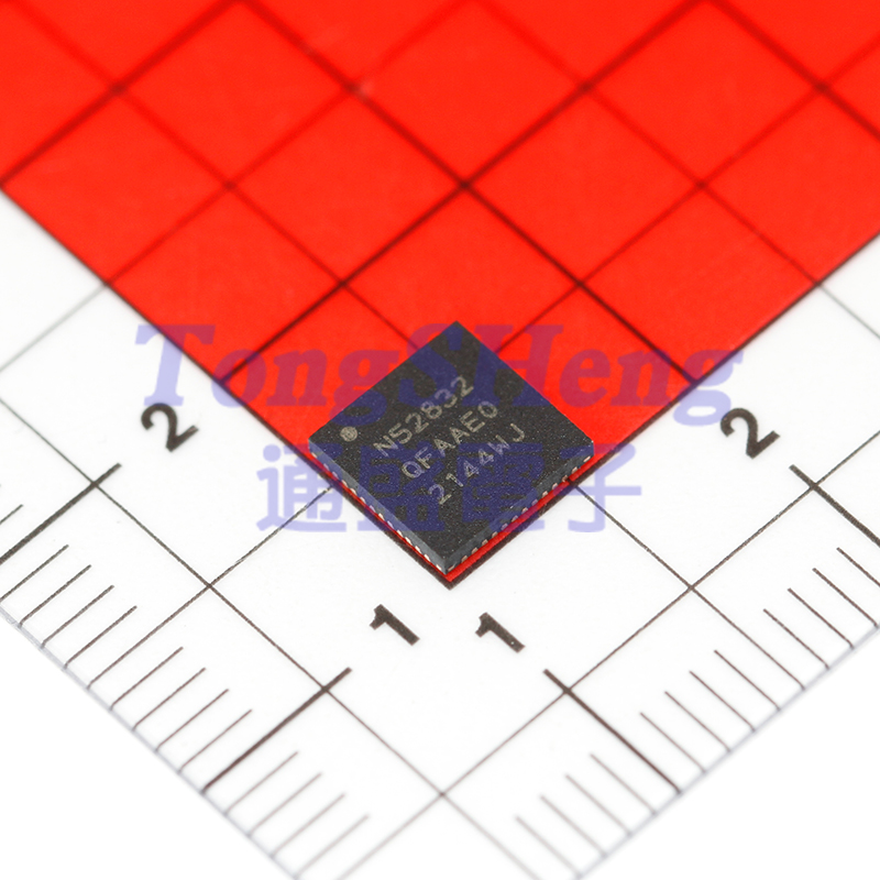 NRF52832-QFAA-R  QFN48蓝牙芯片无线收发器集成ICNORDIC